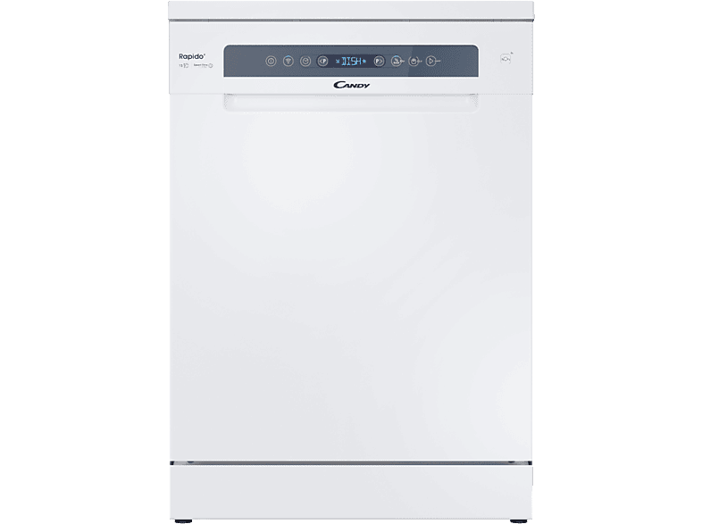 Candy Rapido' CF 3C7F0W, 13 Servicios, 5 Programas, 60 cm, Motor Inverter, Wi-Fi, Blanco