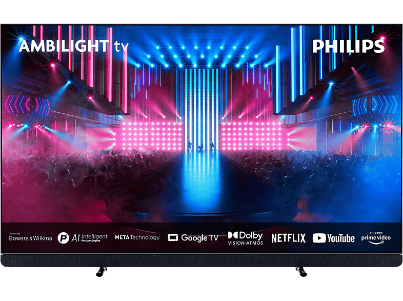 PHILIPS 55OLED909/12 OLED TV (Flat, 55 Zoll / 139 cm, HDR 4K, SMART TV)