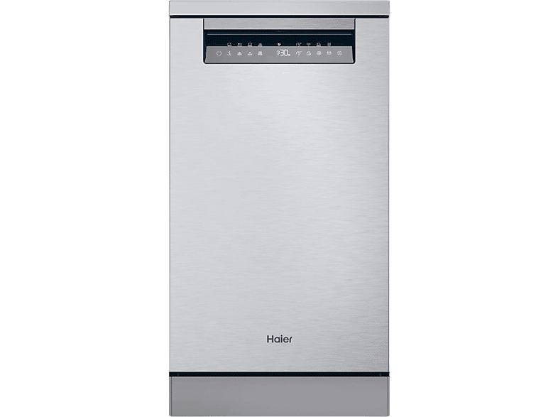 Haier I-Pro Shine Series 5 XF1C3TB1FX, 11 servicios, 8 programas, 45 cm, Motor Inverter, Wi-Fi, Inox