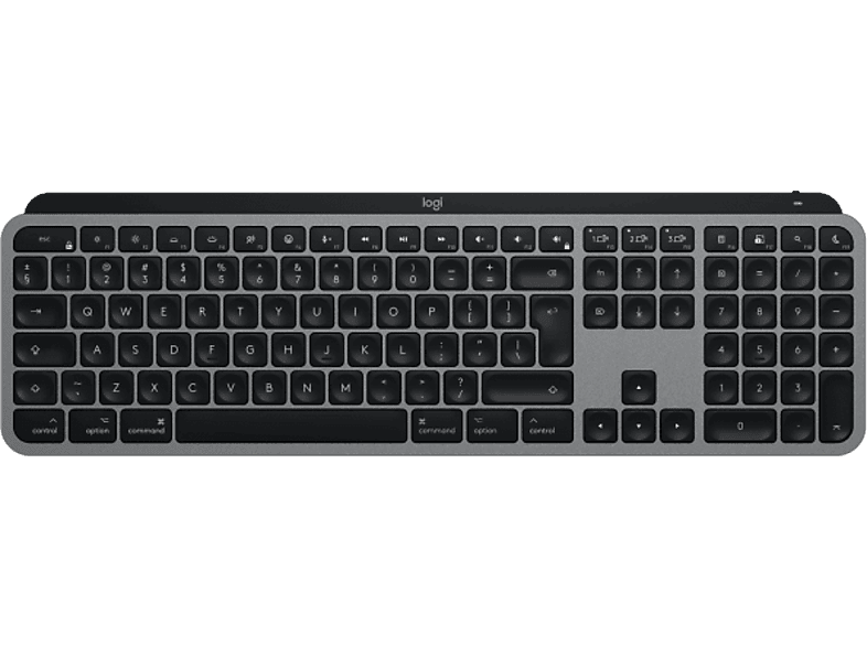 LOGITECH MX Keys S vezeték nélküli billentyűzet Mac-hez, US Angol kiosztás, asztroszürke (920-011637)