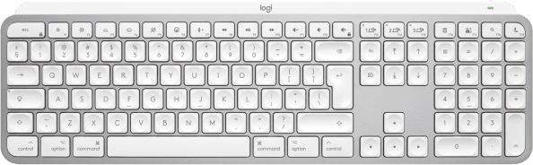 LOGITECH MX Keys S vezeték nélküli billentyűzet Mac-hez, US Angol kiosztás, halványszürke (920-011638)