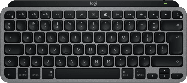 LOGITECH MX Keys Mini vezeték nélküli billentyűzet Mac-hez, US Angol kiosztás, asztroszürke (920-012652)