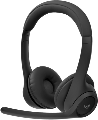 LOGITECH Zone 300 vezeték nélküli fejhallgató mikrofonnal, Bluetooth, fekete (981-001407)