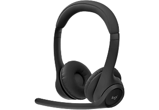 LOGITECH Zone 300 vezeték nélküli fejhallgató mikrofonnal, Bluetooth, fekete (981-001407)