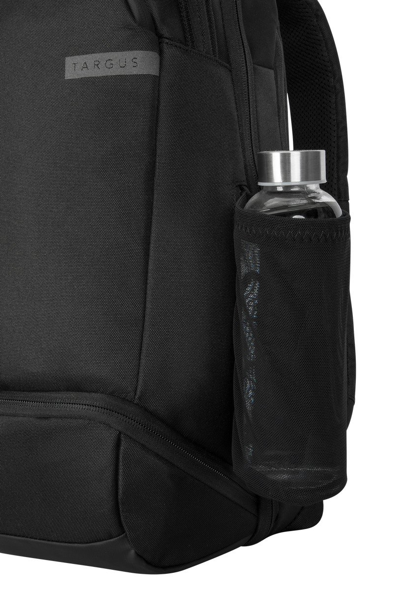 Mochila - Targus Work+ TBB610GL, 25 l, Para portátiles hasta 16", Negro
