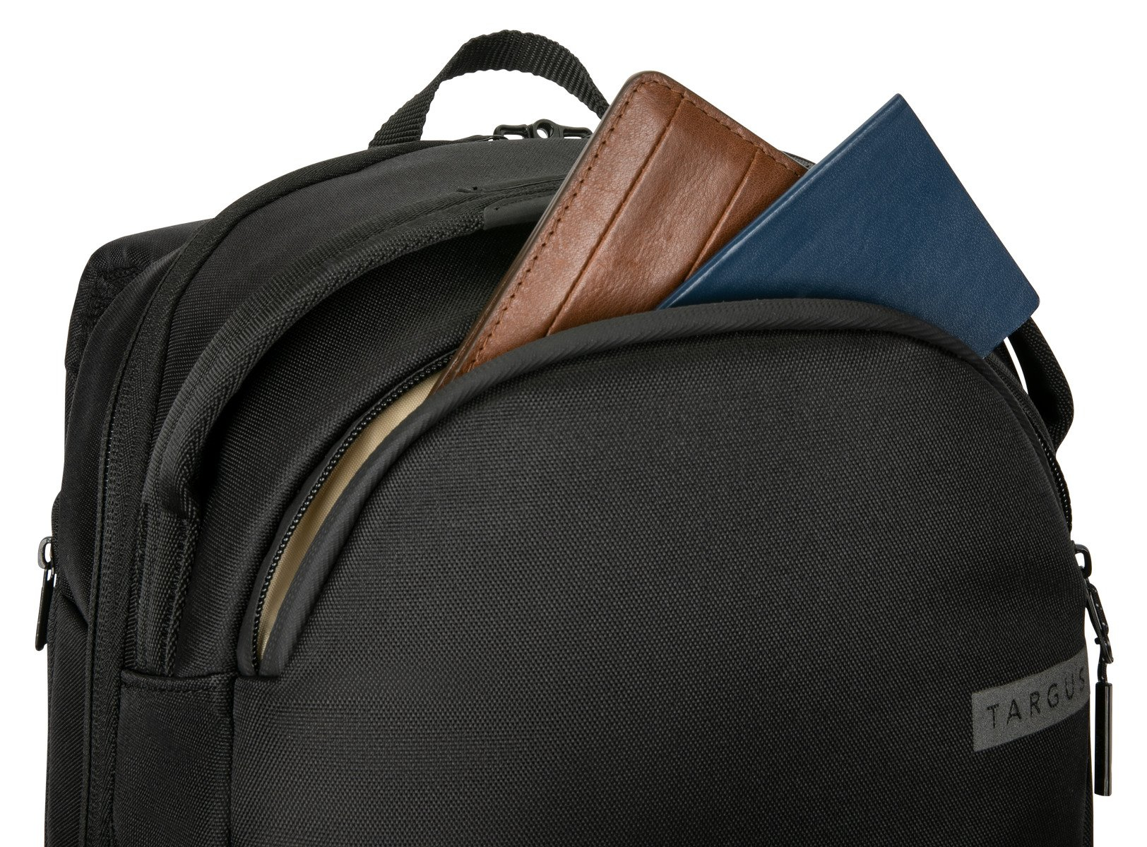 Mochila - Targus Work+ TBB610GL, 25 l, Para portátiles hasta 16", Negro