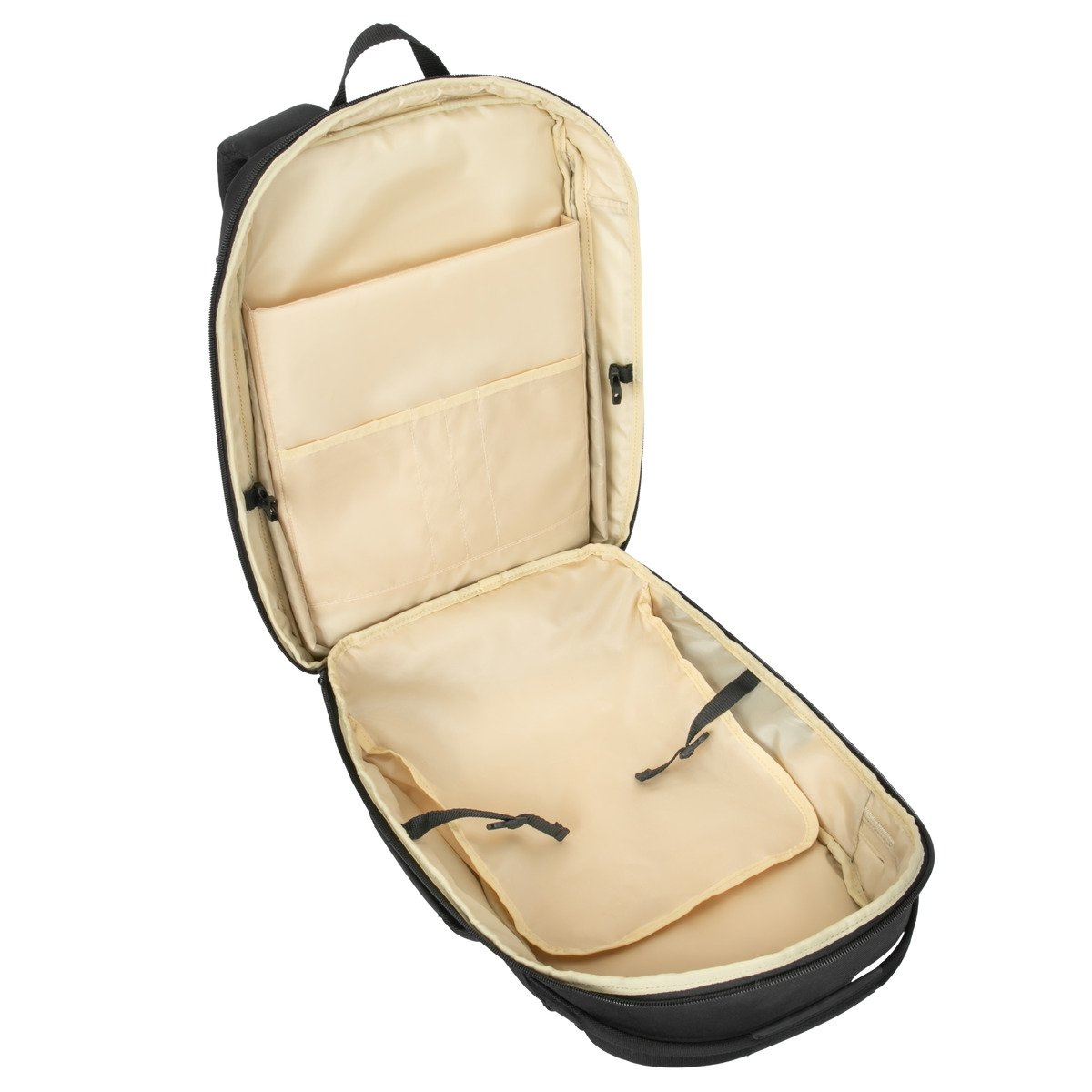 Mochila - Targus Work+ TBB610GL, 25 l, Para portátiles hasta 16", Negro