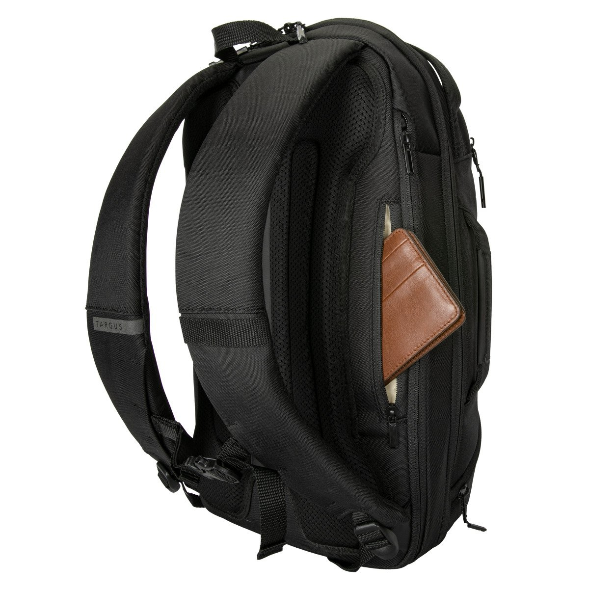 Mochila - Targus Work+ TBB610GL, 25 l, Para portátiles hasta 16", Negro