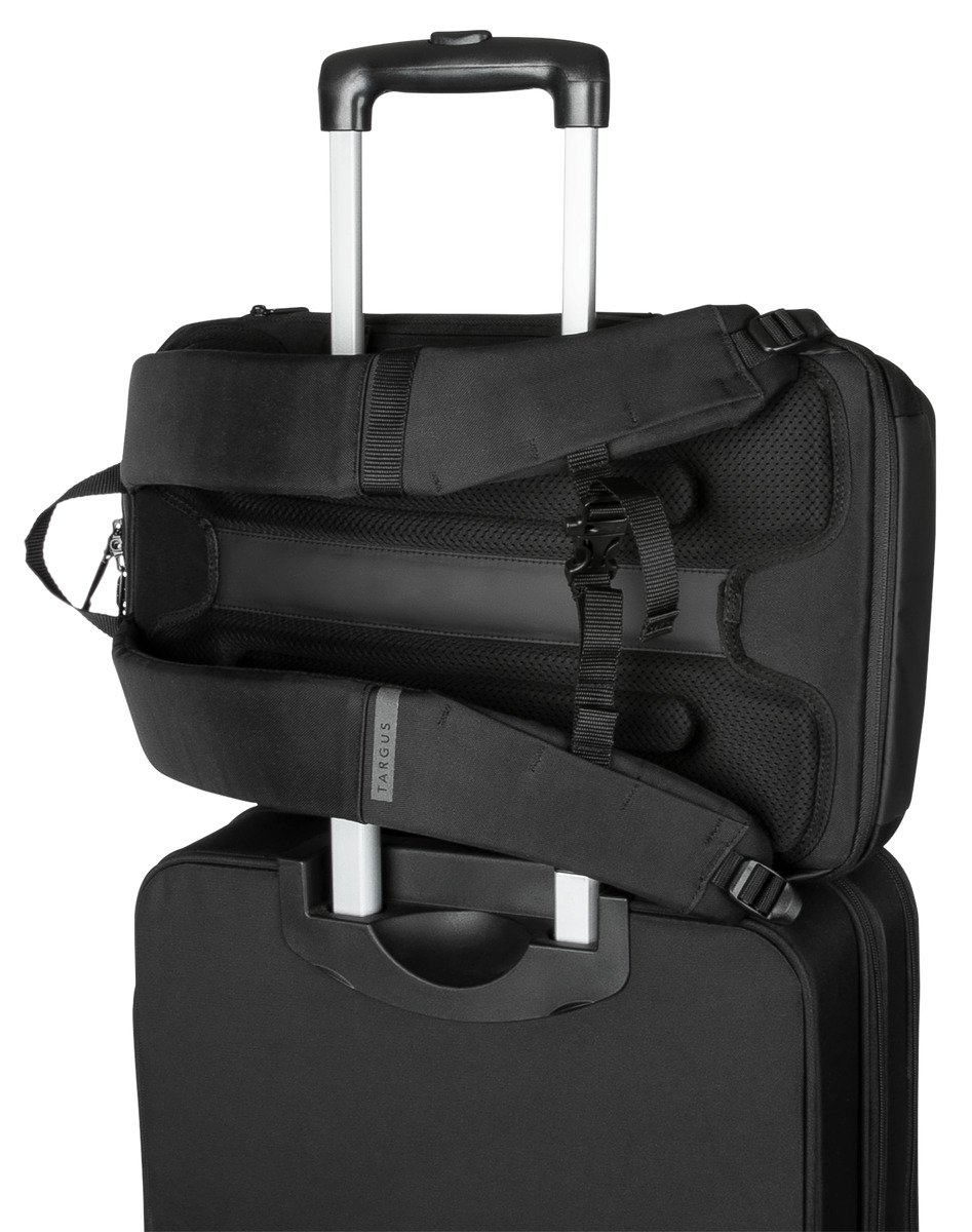 Mochila - Targus Work+ TBB610GL, 25 l, Para portátiles hasta 16", Negro