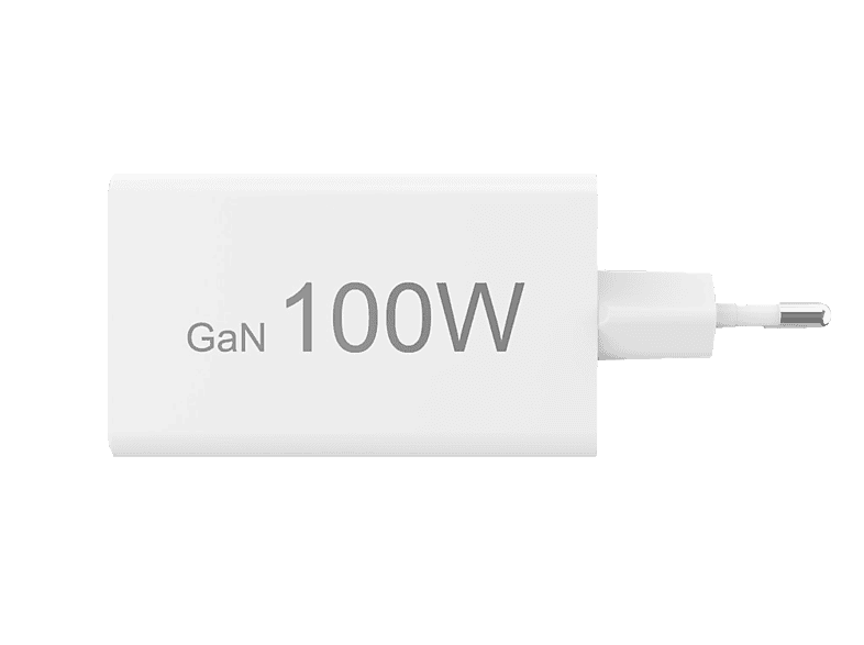 Cargador para portátil - Hama 00125140, Universal, 2xUSB-C+ 1xUSB-A, 100W, 220V, Enchufe Europeo, Blanco