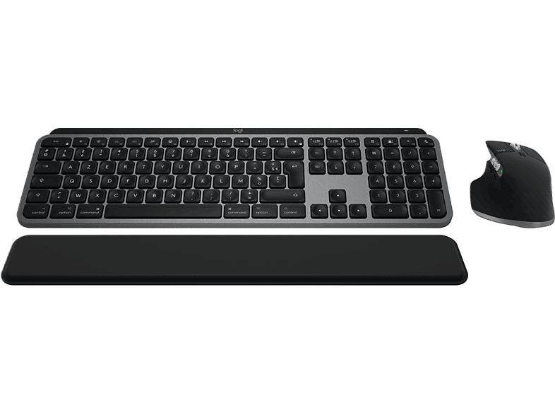 Logitech Combo Draadloos Toetsenbord Azerty En Muis Mx Keys S Voor Mac Zwart (920-012841)