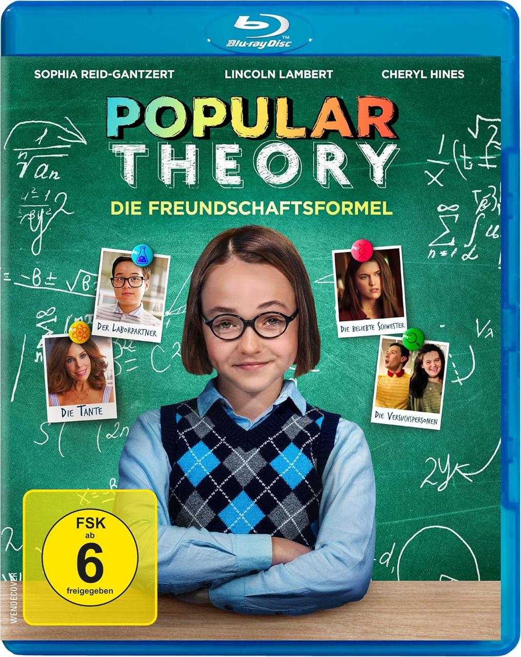 DVD-Cover. Mädchen mit Brille im Zentrum, andere in kleinen Fotos. Titel: Popular Theory.