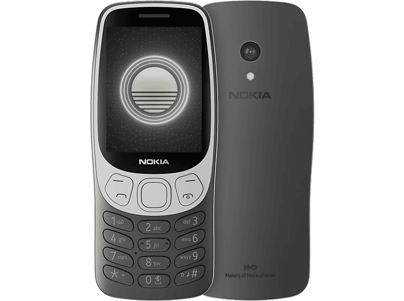 NOKIA 3210 DualSIM Fekete Kártyafüggetlen Mobiltelefon + Telekom Domino SIM