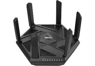 ASUS RT-AXE7800 háromsávos WiFi 6E router, AiMesh, 2,5Gbit LAN, fekete (90IG07B0-MU9B00)