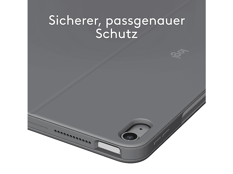 LOGITECH Combo Touch Tastatur-Case, für iPad Air 13 Zoll (M2 und M3), Smart Connector, Graphite — Foto 4 von 5