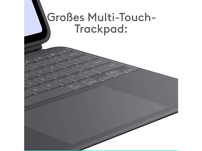 LOGITECH Combo Touch Tastatur-Case, für iPad Pro 13 Zoll (M4), Smart Connector, Graphite — Foto 3 von 5