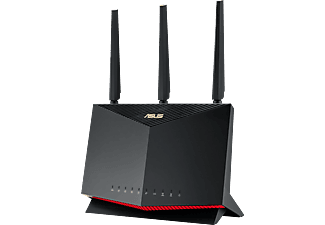 ASUS RT-AX86U Pro kétsávos WiFi 6 router, AX5700, AiMesh, 2,5Gbit LAN, fekete (90IG07N0-MO3B00)