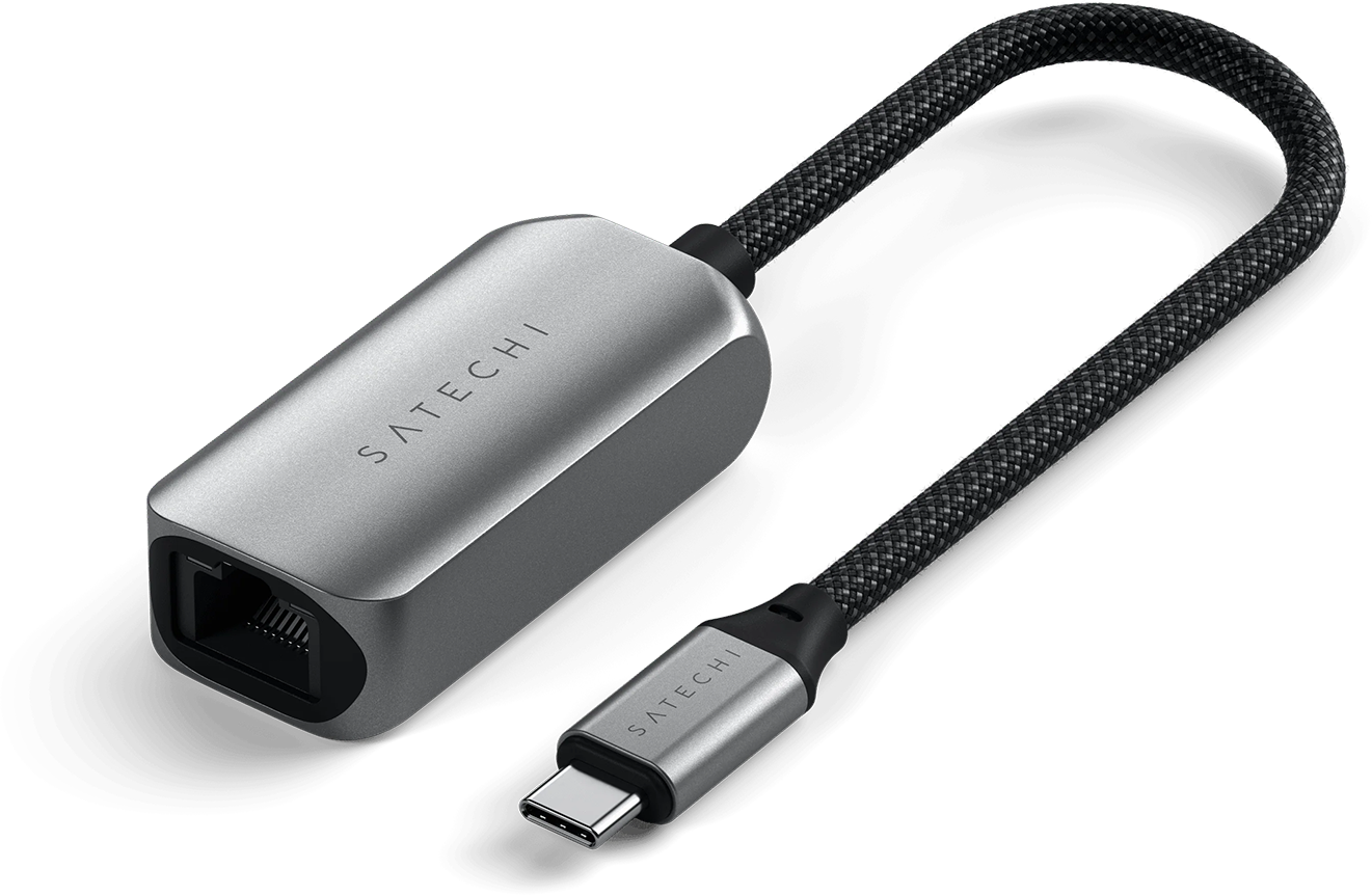SATECHI USB Type-C Ethernet adapter, 2.5G, RJ-45, asztroszürke (ST-AE25M)