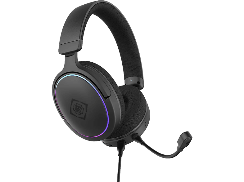 DELTACO GAM-162 7.1, On-ear Gamimg Headset Schwarz