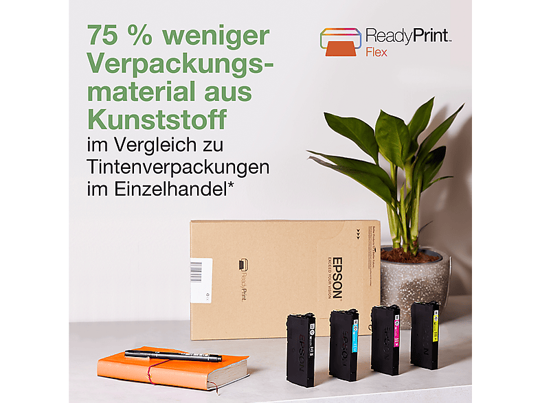 EPSON Expression Home XP-3205, 3in1 Multifunktionstintenstrahldrucker, DIN A4, Duplex, Einzelpatronen, W-LAN, 3,7 cm Display; Multifunktionsdrucker — Foto 5 von 5