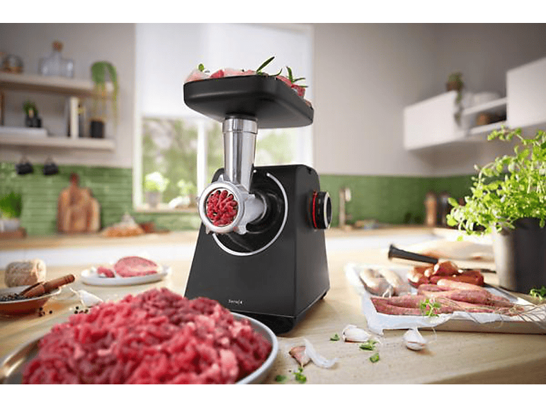 Bosch MFWS440B Serie 4, Fleischwolf, MultiPower, 1900 W, Schwarz — Foto 3 von 5