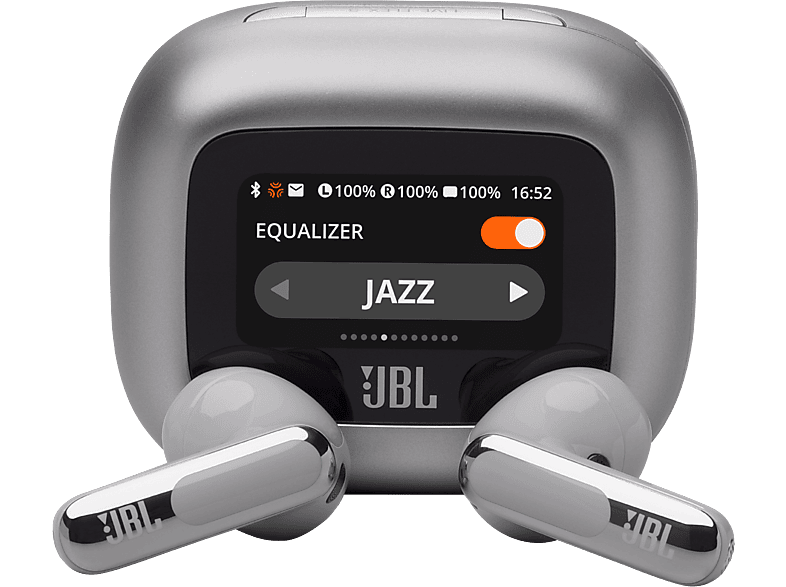JBL Live Flex 3, In-ear True Wireless Ohrhörer Bluetooth Silber