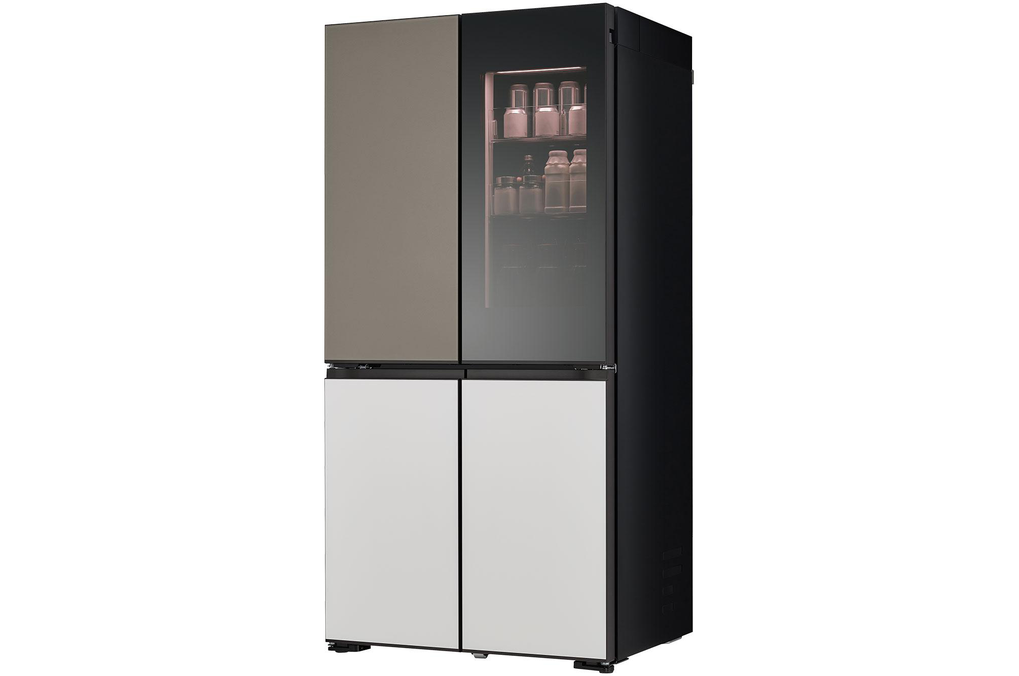 LG GMV960NNME MoodUP mit InstaView®, French Door (617 l, E, 1865 mm hoch, MoodUP®)