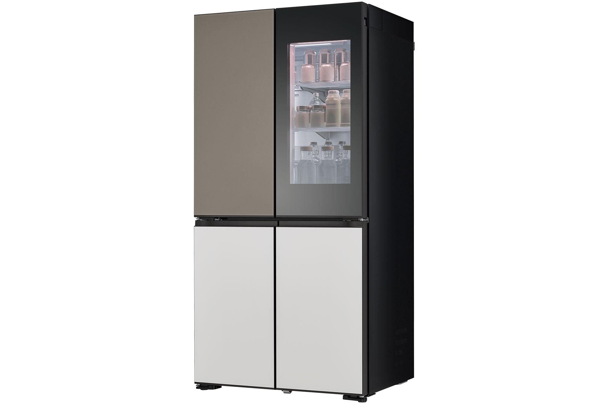 LG GMV960NNME MoodUP mit InstaView®, French Door (617 l, E, 1865 mm hoch, MoodUP®)
