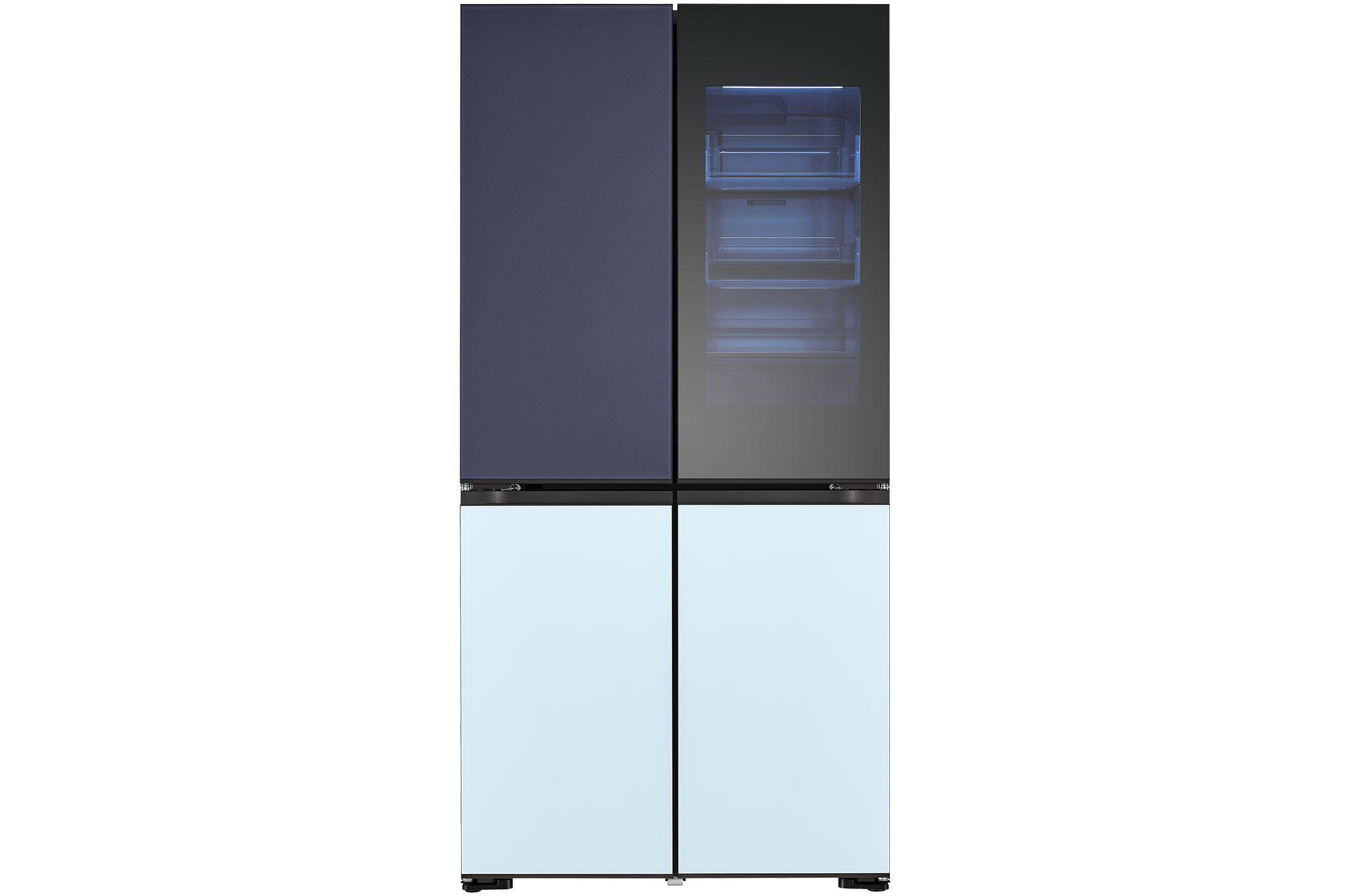 LG GMV960NNME MoodUP mit InstaView®, French Door (617 l, E, 1865 mm hoch, MoodUP®)