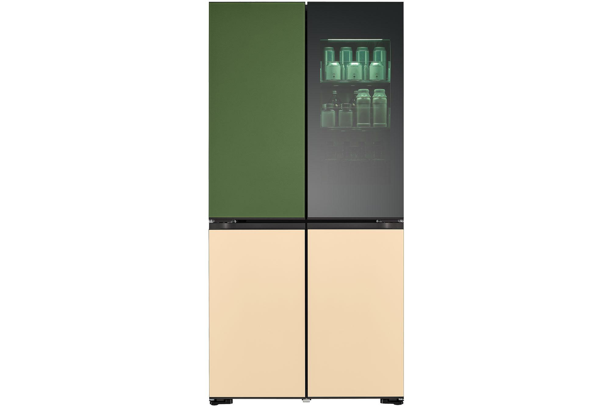 LG GMV960NNME MoodUP mit InstaView®, French Door (617 l, E, 1865 mm hoch, MoodUP®)