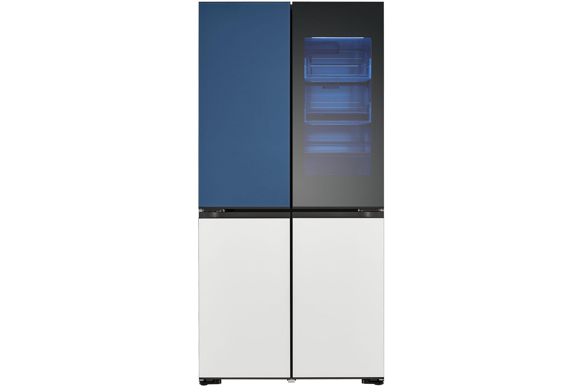 LG GMV960NNME MoodUP mit InstaView®, French Door (617 l, E, 1865 mm hoch, MoodUP®)