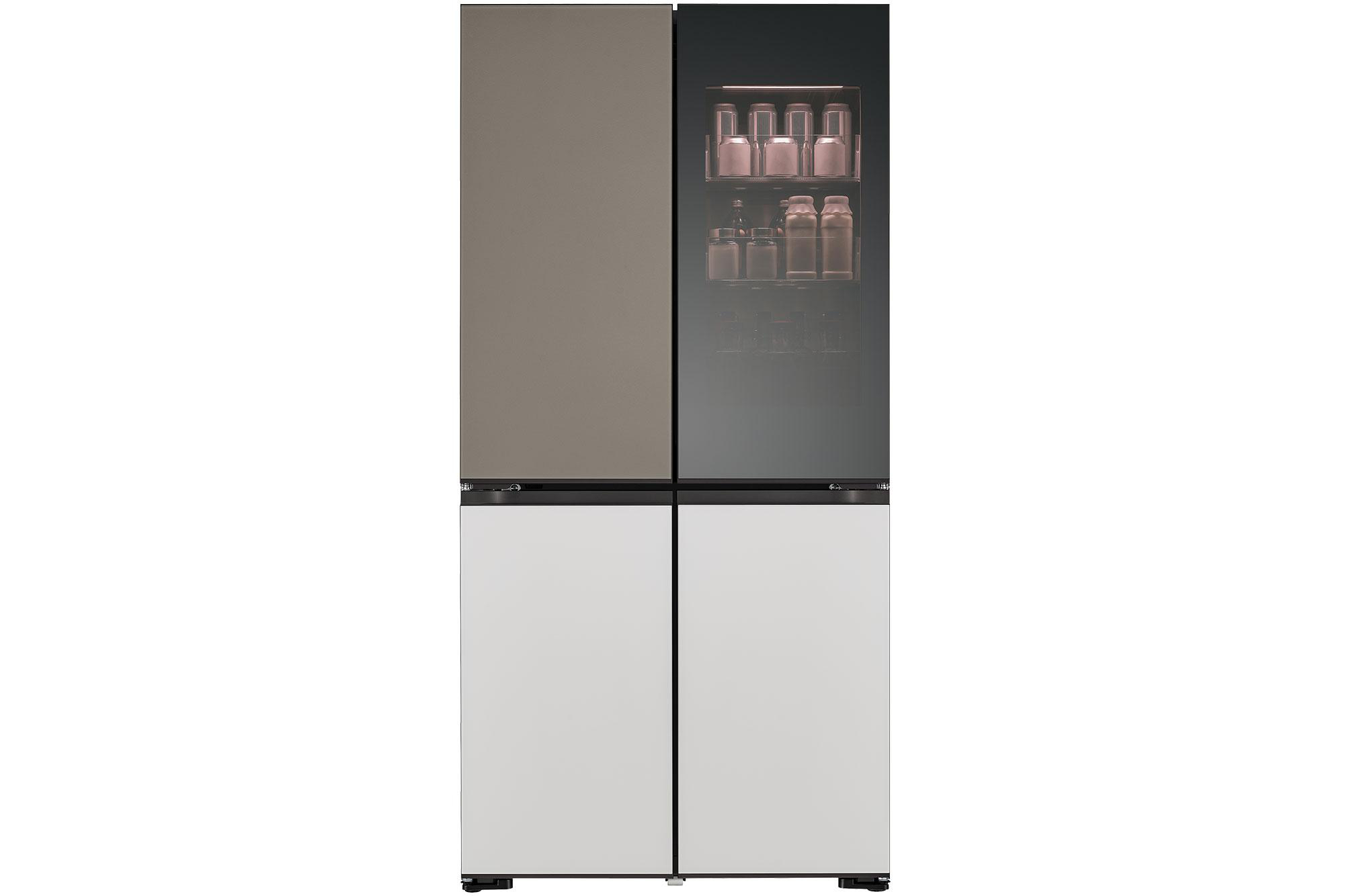 LG GMV960NNME MoodUP mit InstaView®, French Door (617 l, E, 1865 mm hoch, MoodUP®)
