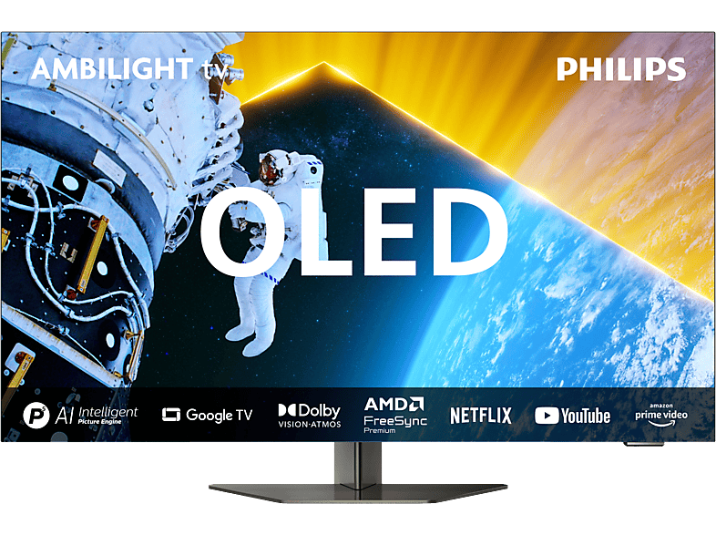 PHILIPS 65OLED809/12 TV (Flat, 65 / 164 cm, UHD 4K, Smart TV, Ambilight)