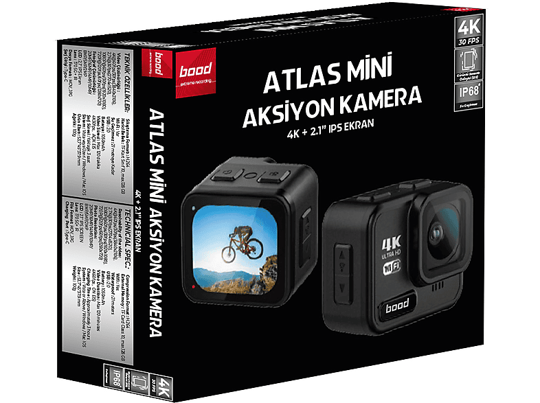 BOOD Atlas Mini Aksiyon Kamera_4