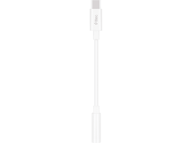 TTEC 2AK04B  USB-C - 3.5mm Aux Adaptörü 11cm Beyaz_0