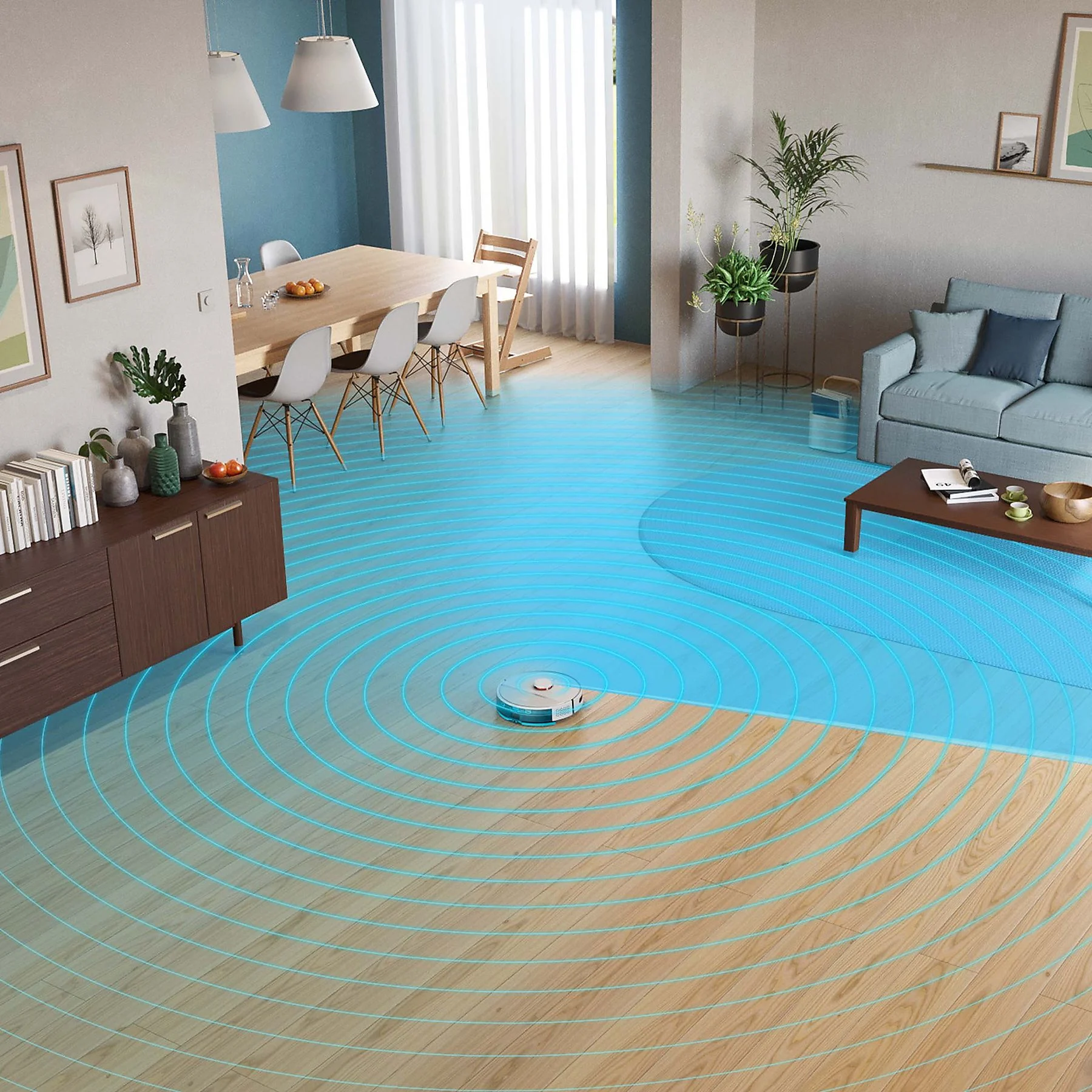 Robot odkurzająco-mopujący PHILIPS XU3000/02 AQUA 3000 Biały