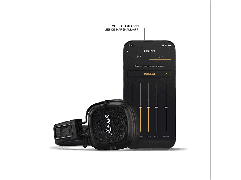MARSHALL Major V 401104 On-ear Draadloze hoofdtelefoon Zwart kopen