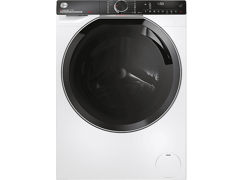 Hoover H7W4 49Mbc8-S Lavatrice Slim, Caricamento frontale, 9 kg, 44,7 cm, Classe A