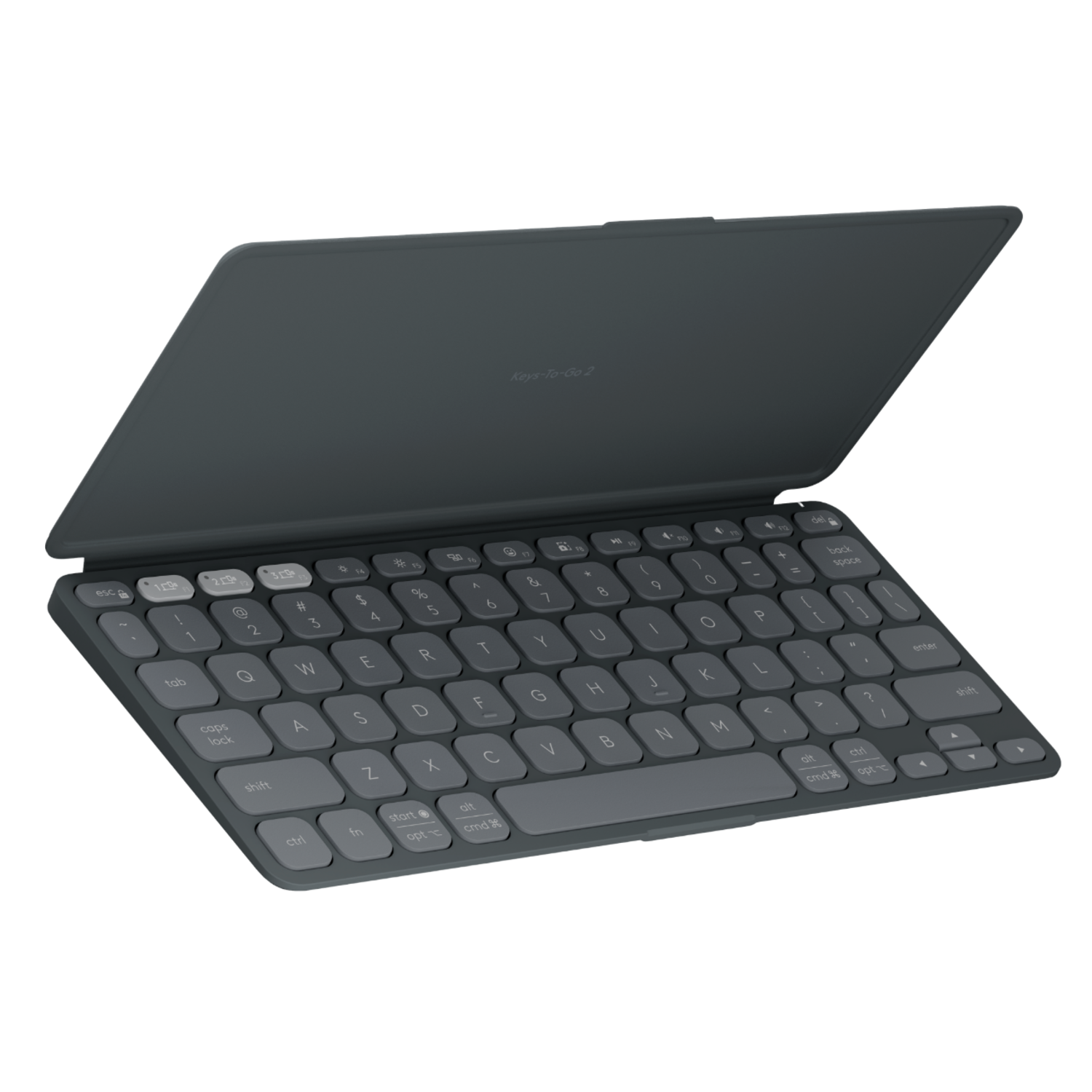 Logitech Keys-to-go 2 For Mac - Graphite Draadloos Toetsenbord Grijs