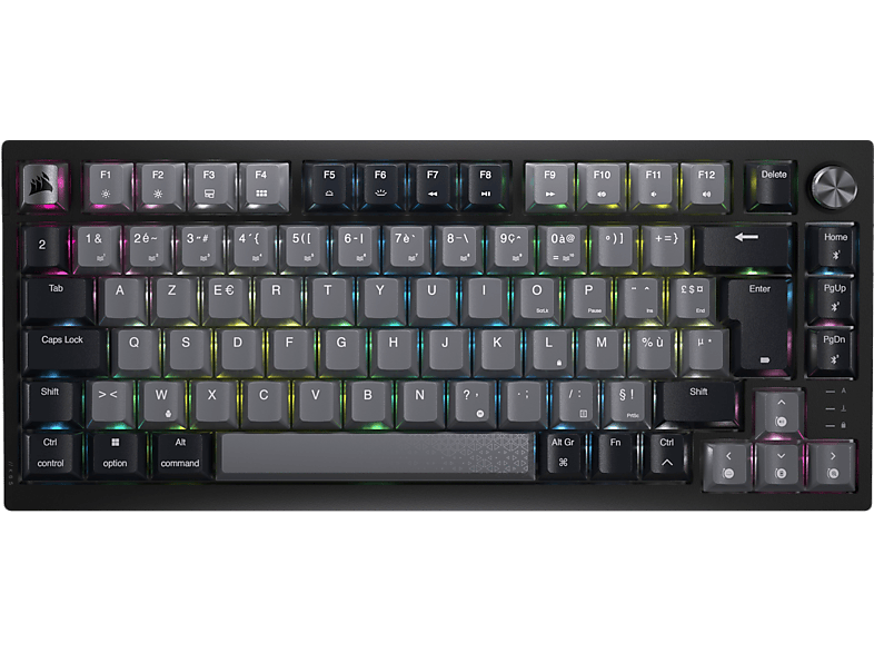 Corsair Gaming-toetsenbord K65 Plus Azerty Rgb Zwart (ch-91d401l-fr)