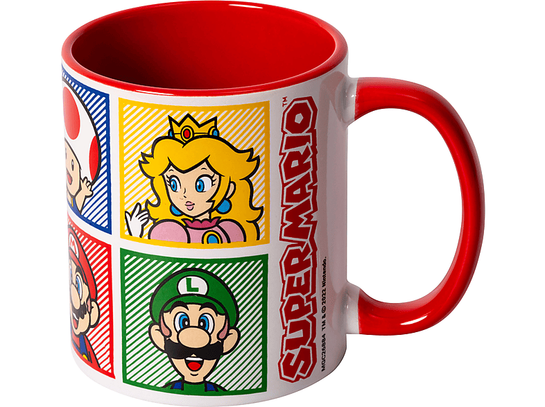 Super Mario Red - Tasse koloriert (315ml)