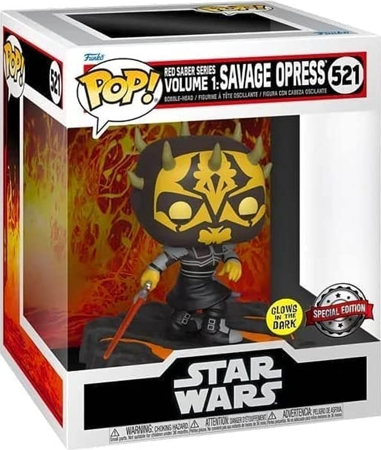 FUNKO POP! Star Wars - Red Saber Series: Volume 1 - Savage Opress (Star Wars - Red Saber Series) Personaggi da collezione