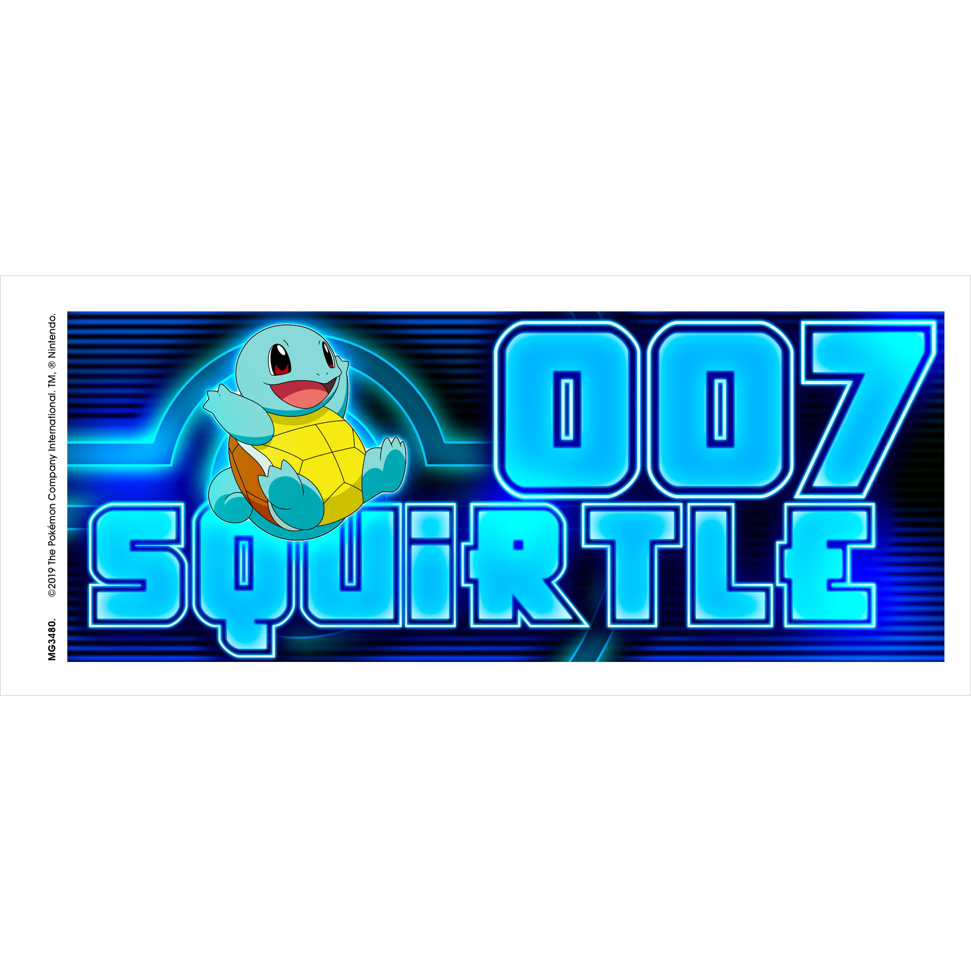 Ein Banner mit einem Cartoon-Schiggy und dem Text '007 Schiggy' in Blau auf blauem Hintergrund.