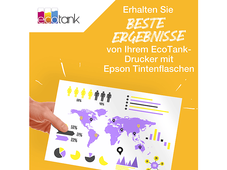 EPSON 113 EcoTank-Tintenflasche in Pigmentschwarz; Tintenpatrone — Foto 2 von 5
