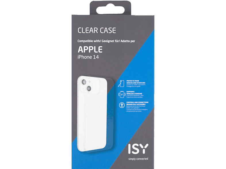 ISY Clear Case, Backcover, Apple, iPhone 14, Transparent