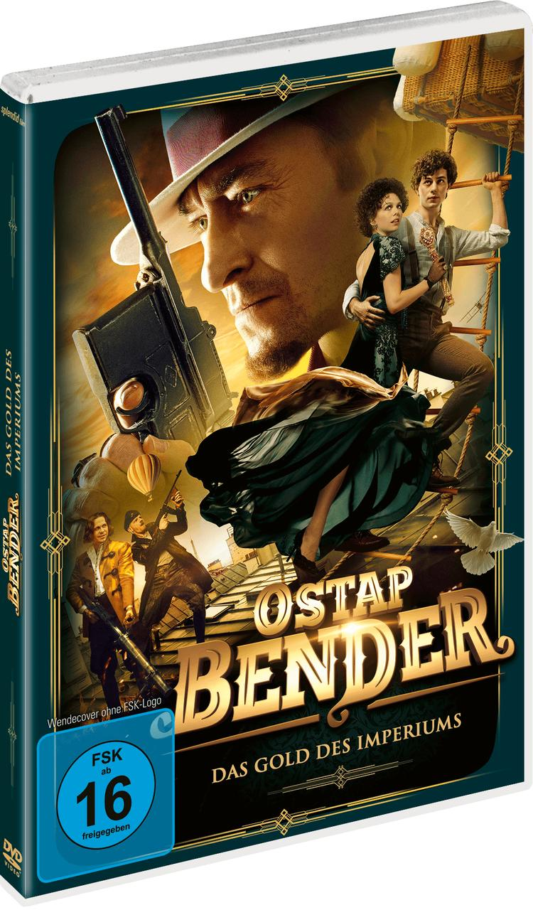 DVD-Cover. Mann mit Hut hält eine Waffe, andere Leute im Hintergrund.