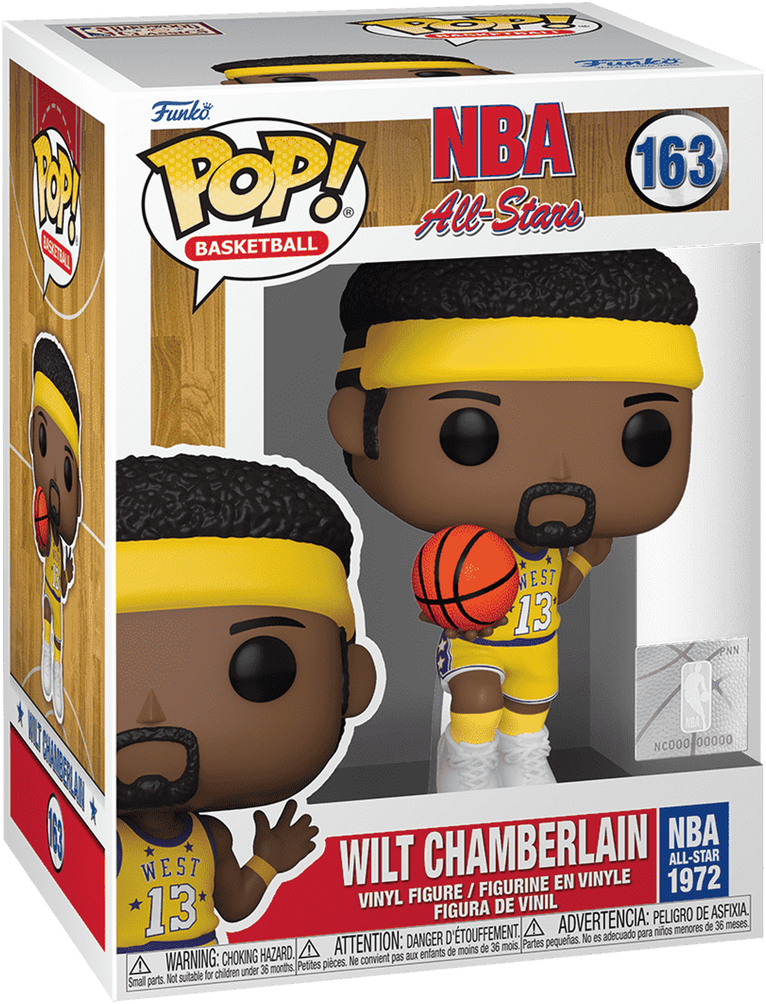 FUNKO POP! Basketball: NBA All-Stars - Wilt Chamberlain (NBA All-Stars) Figurine de collection
