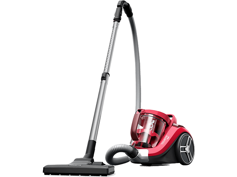 REACONDICIONADO Seminuevo Muy bueno Aspirador sin bolsa - Rowenta RO4B13 Compact Power XXL, 900 W, 2.5 l, Tecnología Ciclónica, Diseño Compacto, Rojo