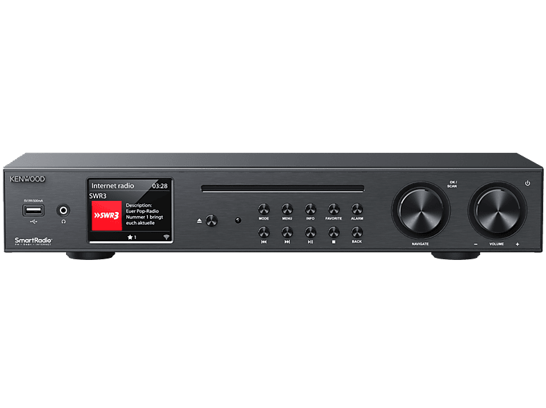 Kenwood KR-W8000SCD-B smart Hi-Fi-CD-Receiver; CD Receiver