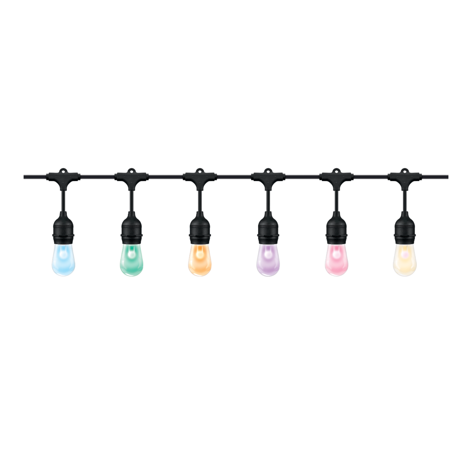 WiZ Lichtsnoer voor buiten - Gekleurd en Wit licht